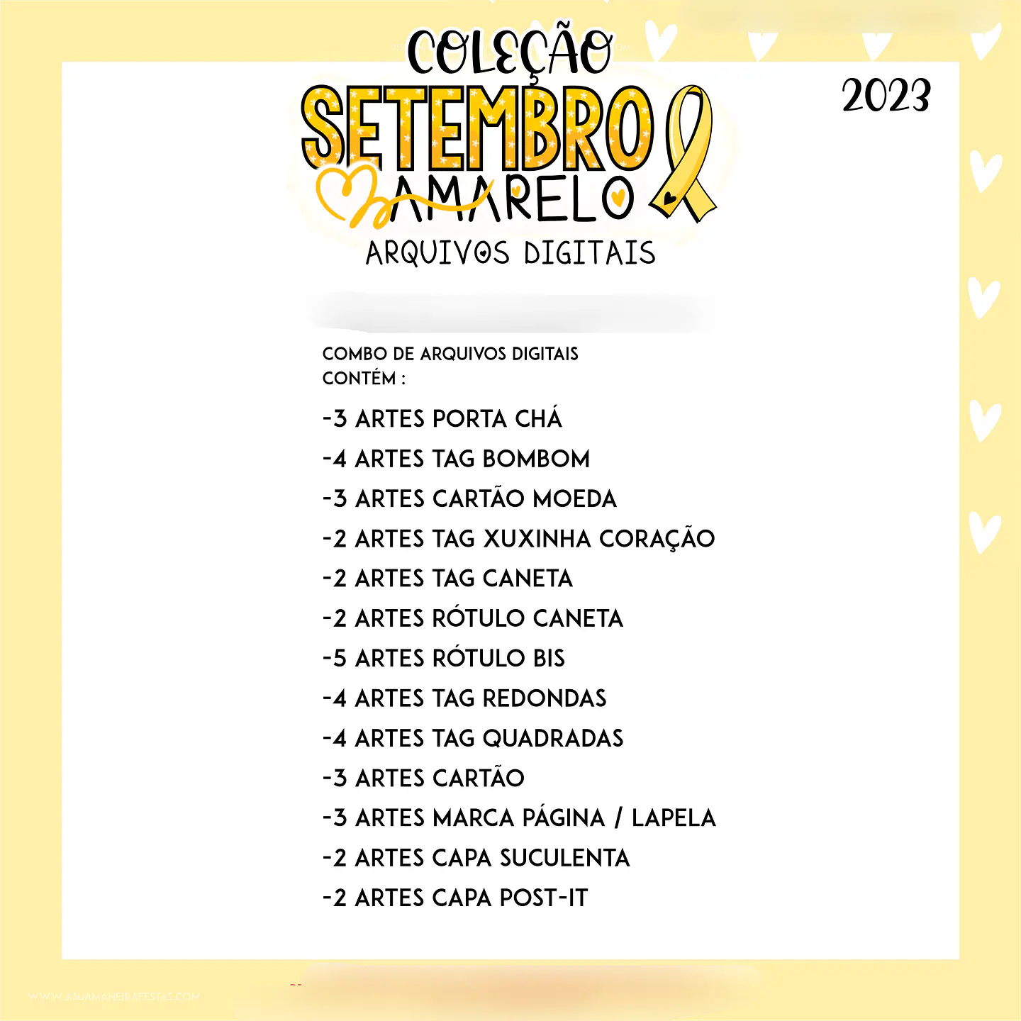 Arquivo Combo Setembro Amarelo - A SUA MANEIRA 2