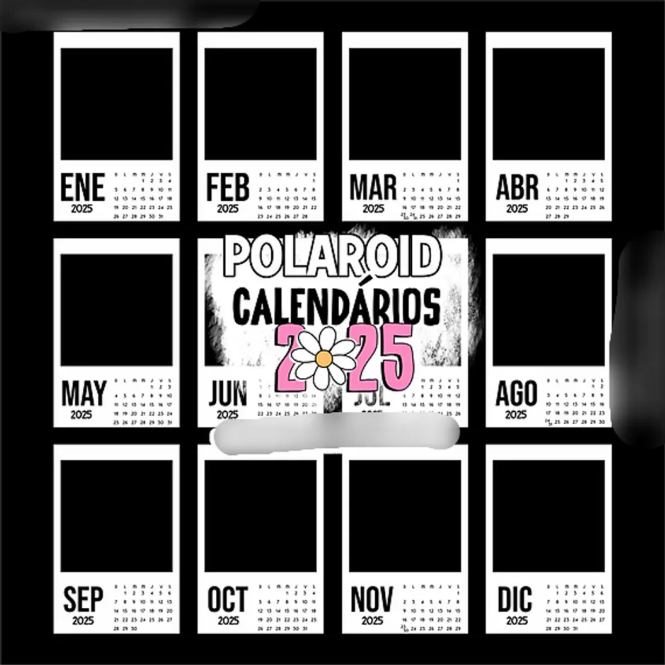 Arquivo Moldura Calendário Polaroid 2025 - a sua maneira 4