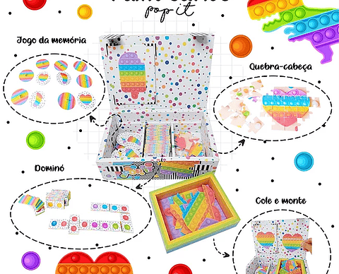 Arquivo de Corte Caixa Jogos Dia das Crianças