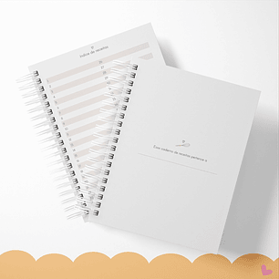 Arquivo Caderno de Receitas Clean - cute b