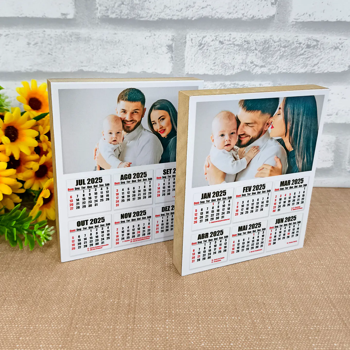 Arquivo Digital Calendário para foto 2025 - Desenhitos 3