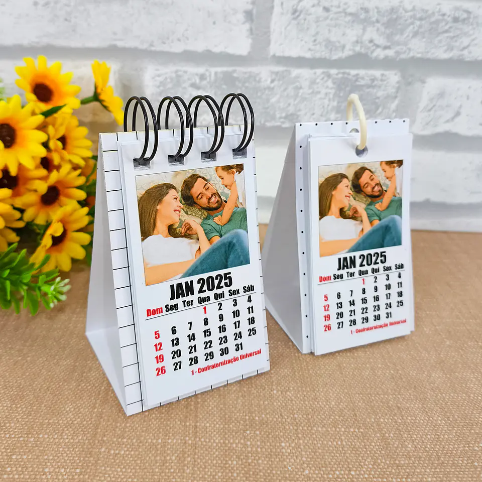 Arquivo Digital Calendário para foto 2025 - Desenhitos 4