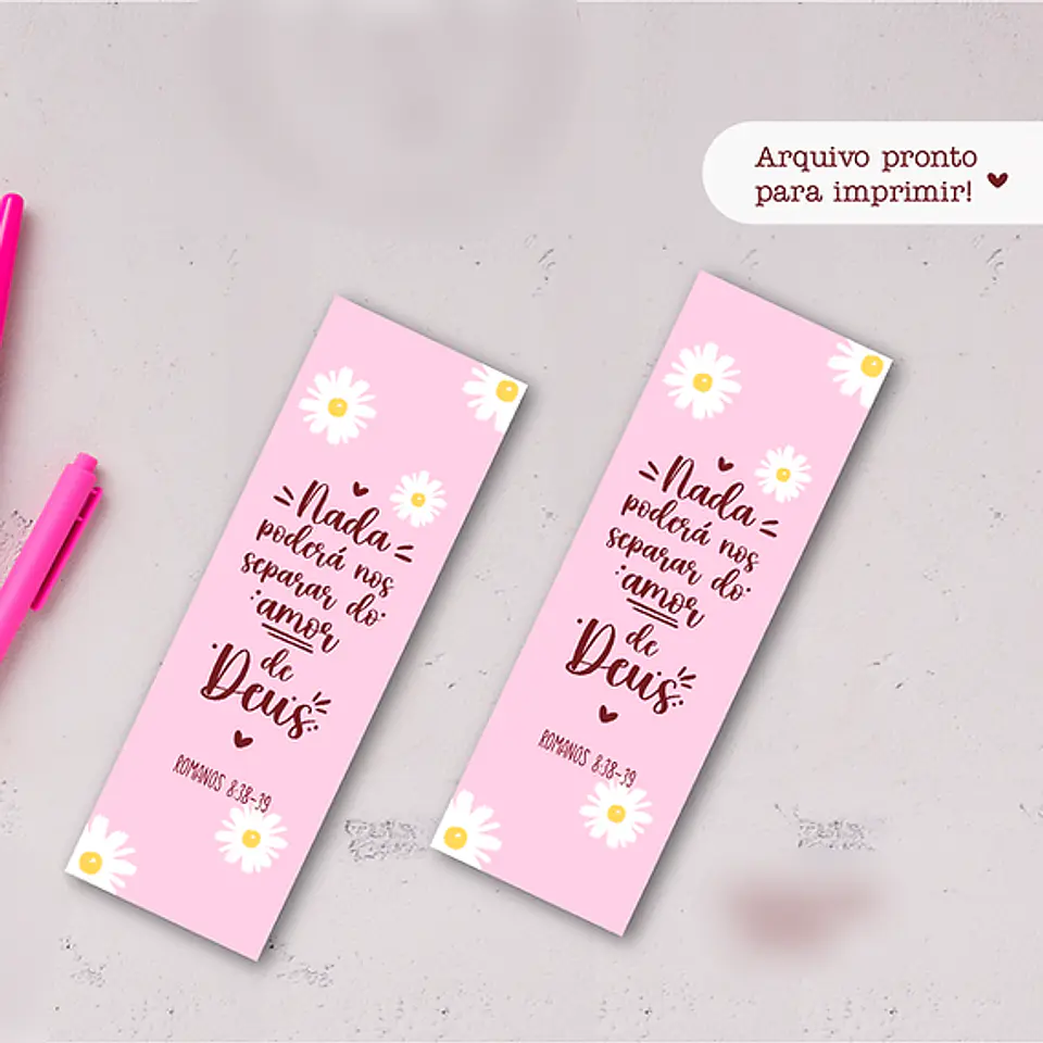 Arquivo Printable Nada Poderá nos Separar do Amor de Deus 2