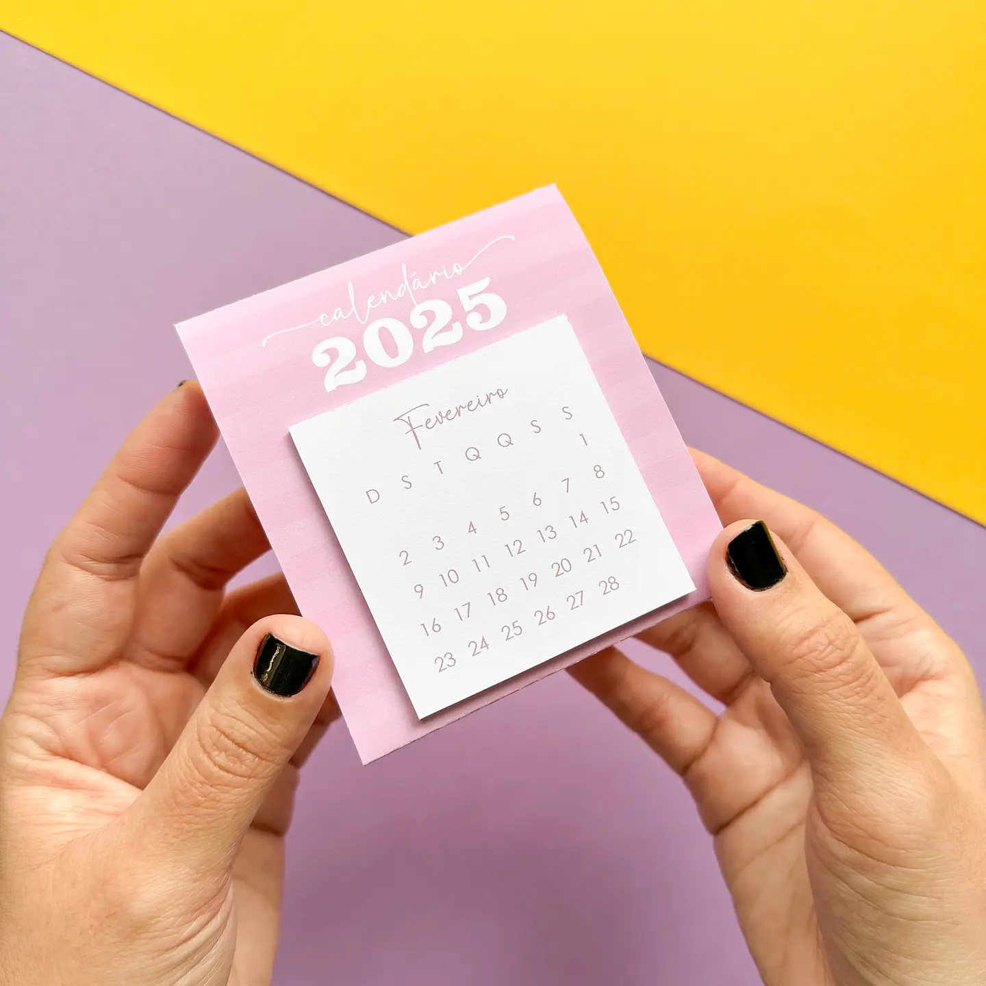 Arquivo Mini Calendário de Mesa 2025 - TUDO PRA PAPELARIA 4