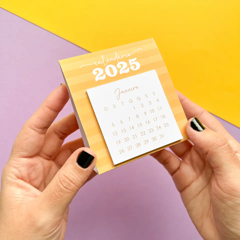 Arquivo Mini Calendário de Mesa 2025 - TUDO PRA PAPELARIA 5