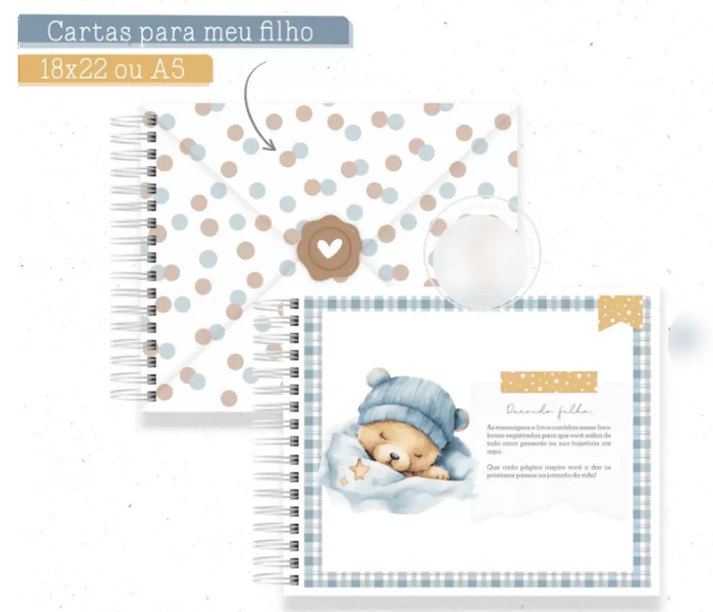 Arquivo Combo Encadernação Baby Sonho de Urso 4