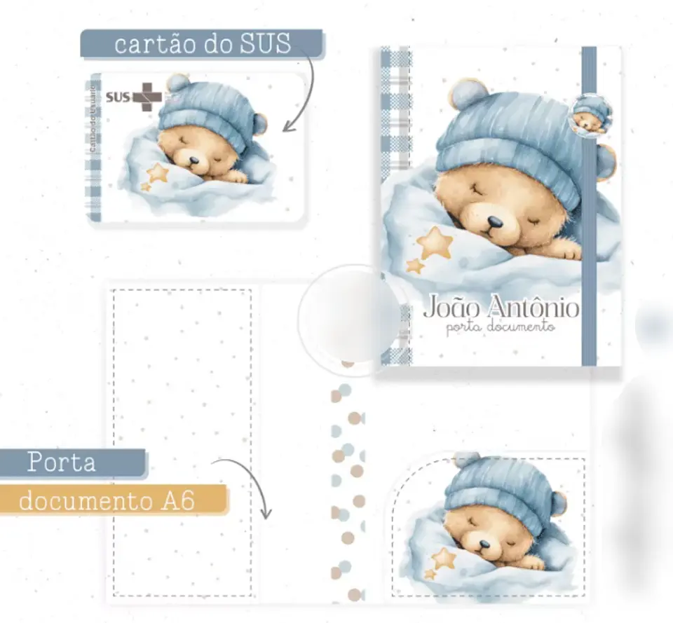Arquivo Combo Encadernação Baby Sonho de Urso 6