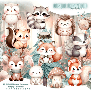 Kit Digital Bosque Encantado