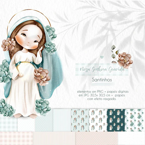 Kit Digital Nossa Senhora Grávida