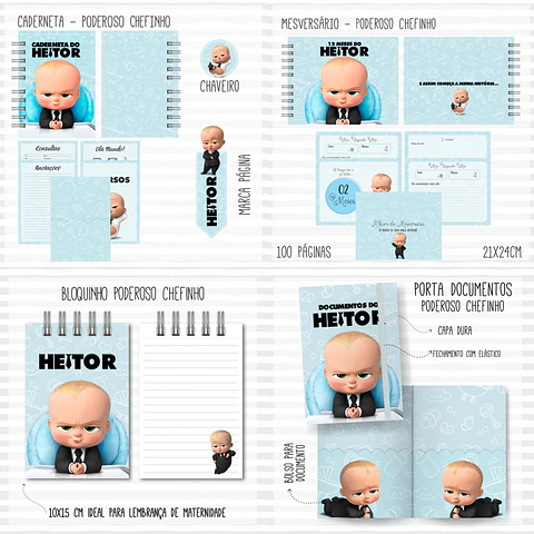Arquivo Encadernação Baby Poderoso Chefinho