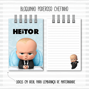 Arquivo Encadernação Baby Poderoso Chefinho