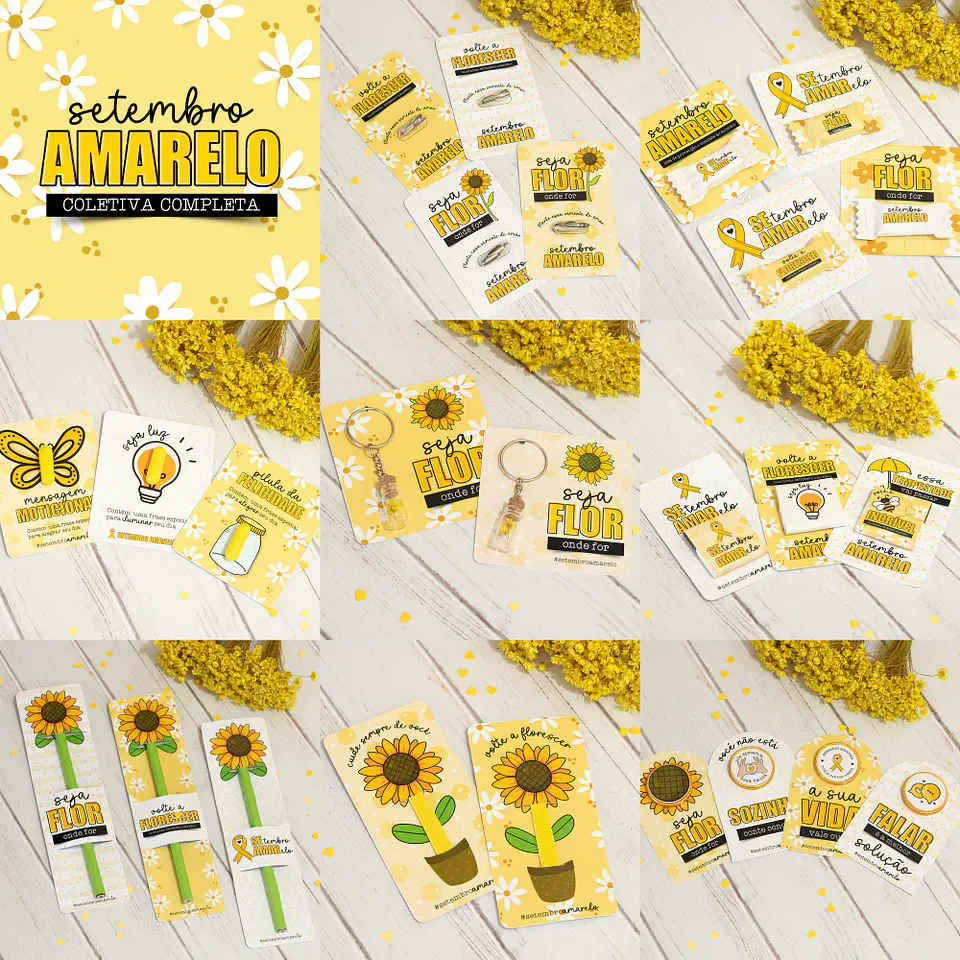Arquivo Combo Setembro Amarelo Girassol - vê 1