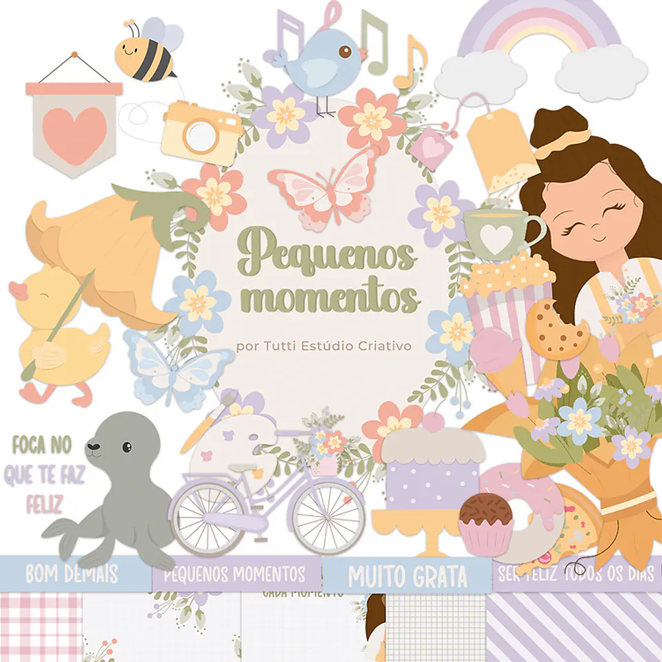 Kit Digital Pequenos Momentos Jardim 1