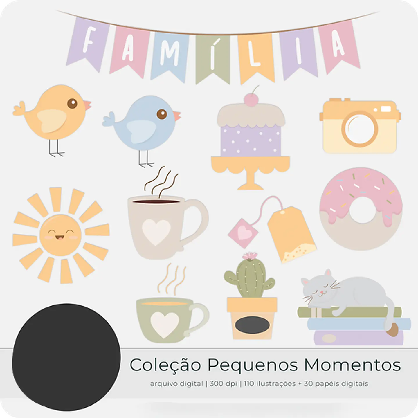 Kit Digital Pequenos Momentos Jardim 4