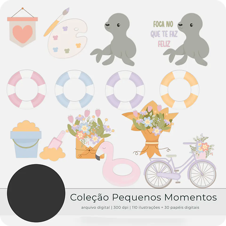 Kit Digital Pequenos Momentos Jardim 7