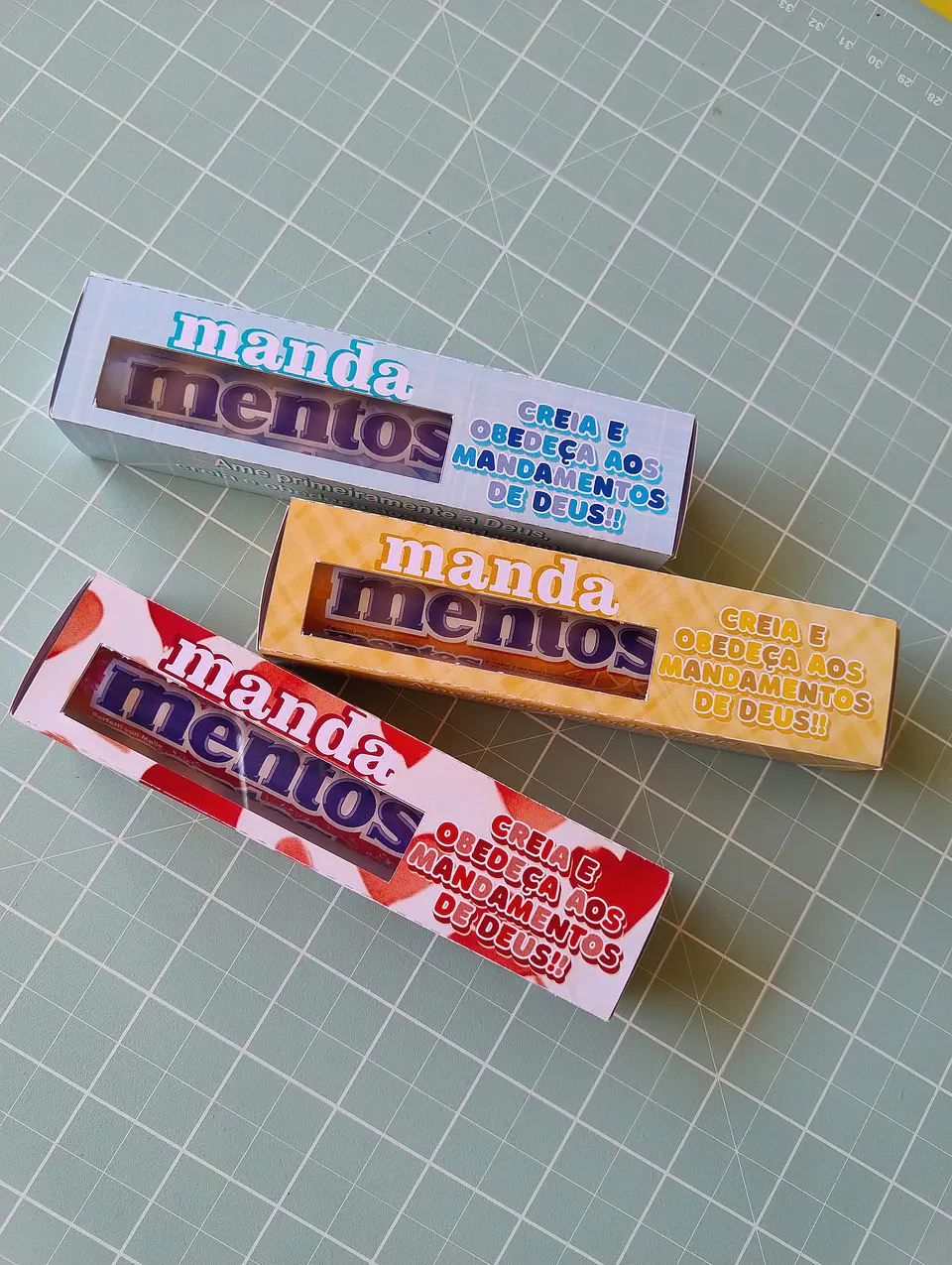Arquivo Caixa Mentos Coleção Mandamentos 3