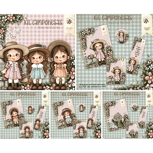 Arquivo Encadernação Meninas Camponesas