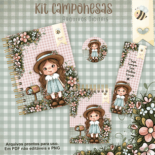 Arquivo Encadernação Meninas Camponesas