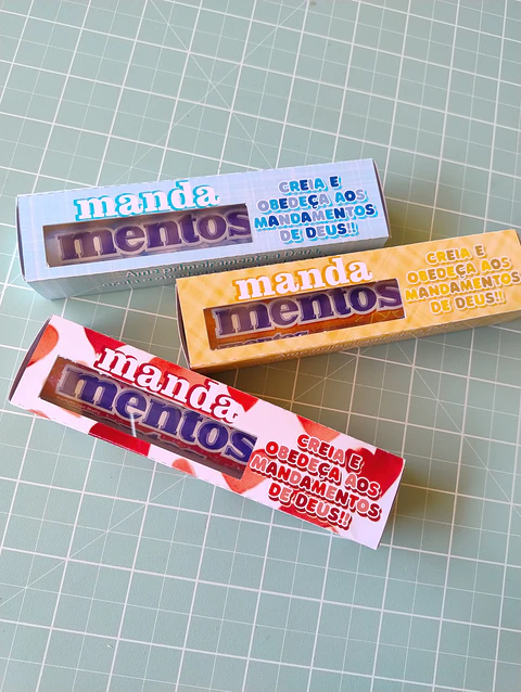 Arquivo Caixa Mentos Coleção Mandamentos
