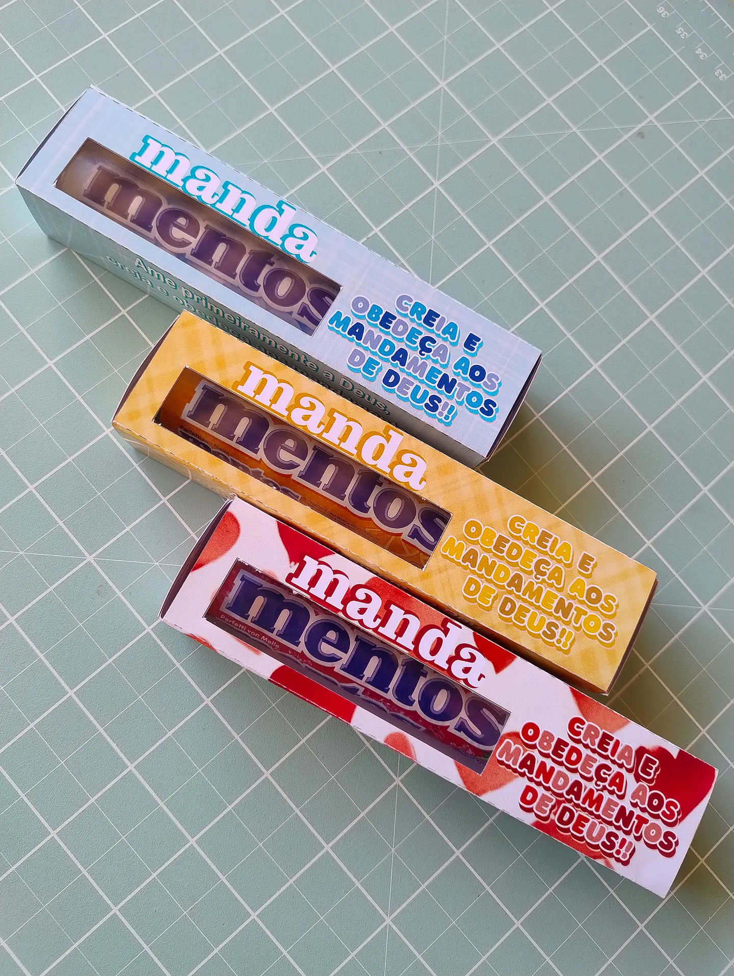 Arquivo Caixa Mentos Coleção Mandamentos 2