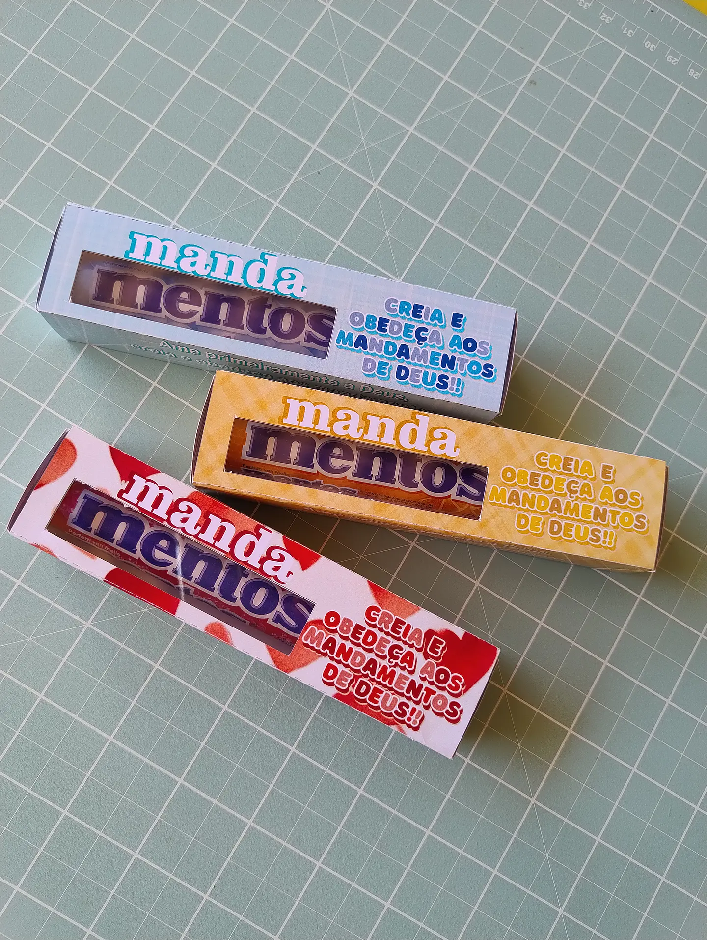 Arquivo Caixa Mentos Coleção Mandamentos 3