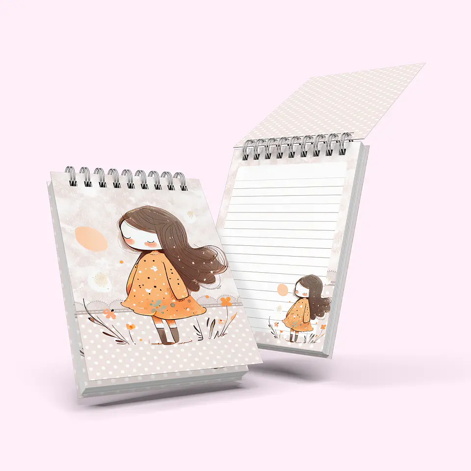 Arquivo Pack Children (Caderno Pautado + Planejamento Diário + Diário) + Brindes - cute 6