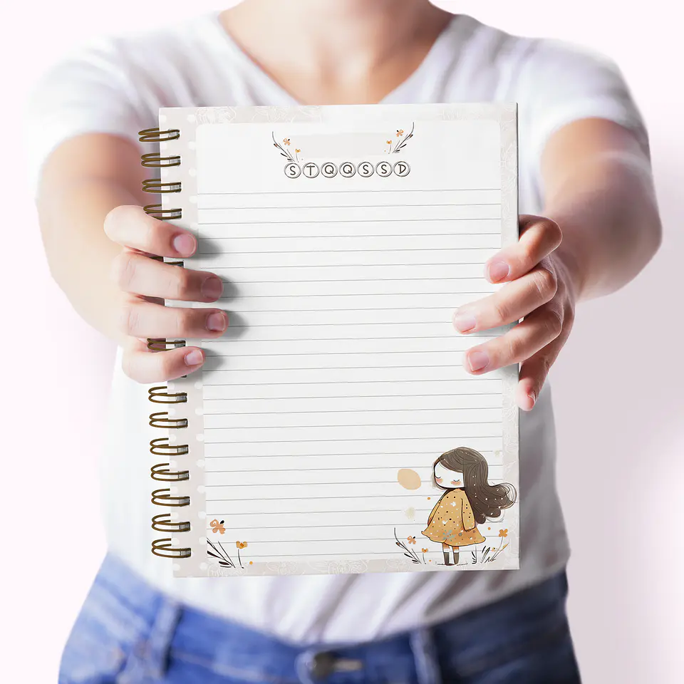 Arquivo Pack Children (Caderno Pautado + Planejamento Diário + Diário) + Brindes - cute 8