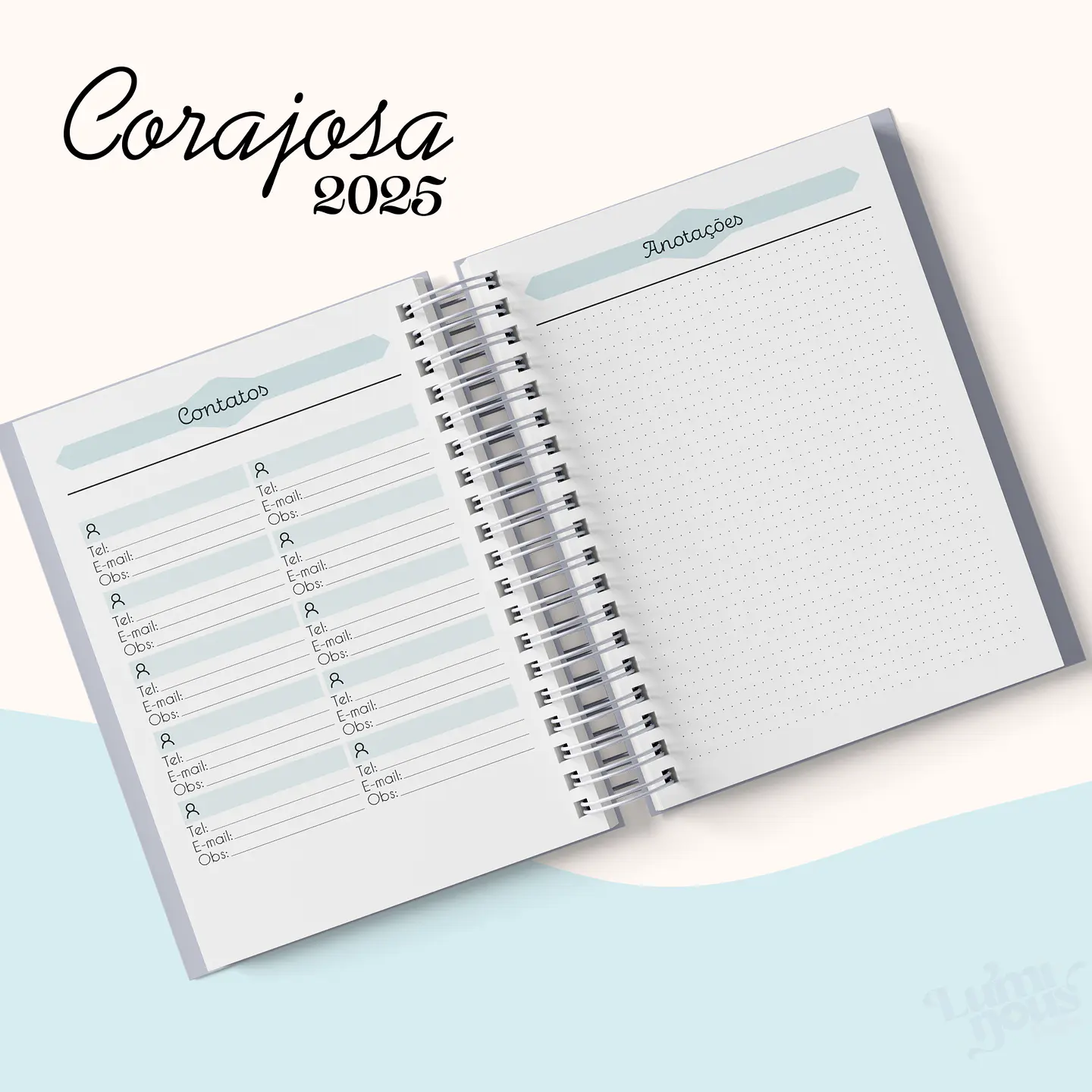 Arquivo Agenda Cristão Feminina 2025 - Luminous 8