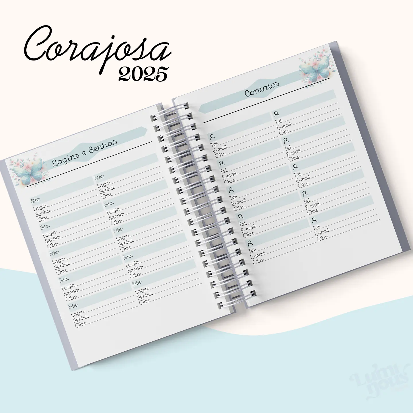 Arquivo Agenda Cristão Feminina 2025 - Luminous 17