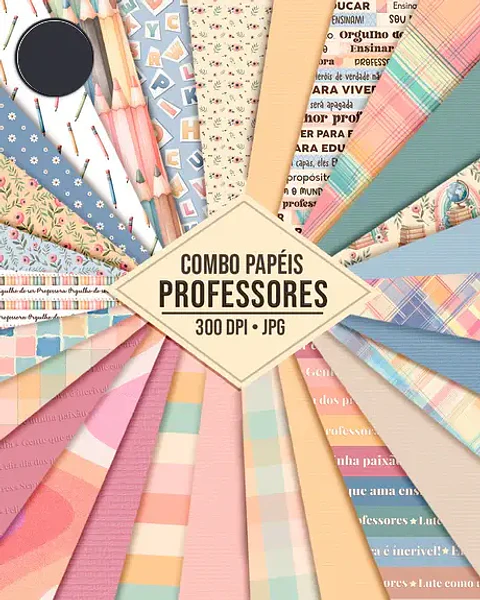 Kit digital Professores 2024 - Combo Papéis
