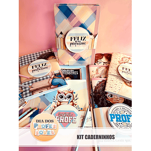 Arquivo encadernação Professores 2024 - Kit Caderninhos