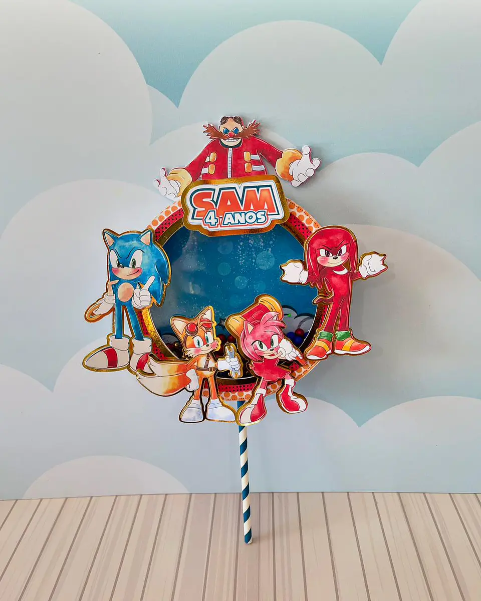 Arquivo de Corte Sonic 4