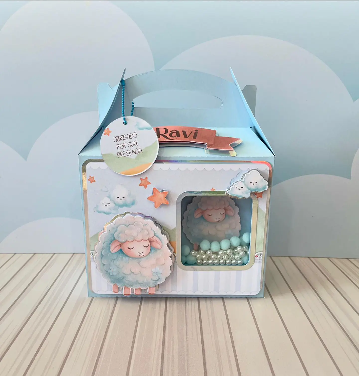 Arquivo de Corte Ovelhinha Azul 4