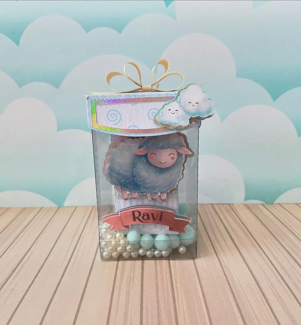 Arquivo de Corte Ovelhinha Azul 9