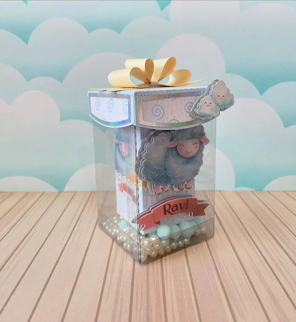 Arquivo de Corte Ovelhinha Azul 11