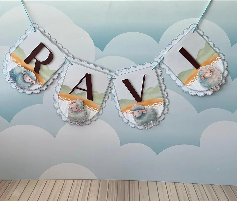 Arquivo de Corte Ovelhinha Azul 14