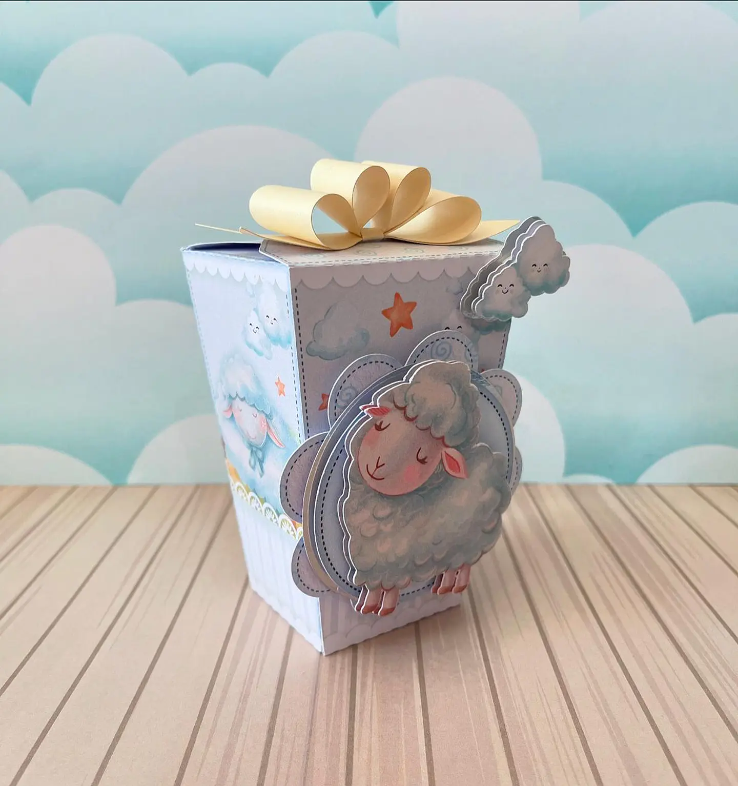 Arquivo de Corte Ovelhinha Azul 15