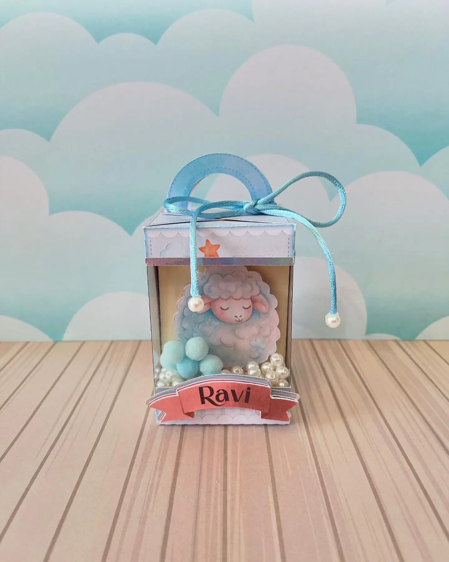 Arquivo de Corte Ovelhinha Azul 16