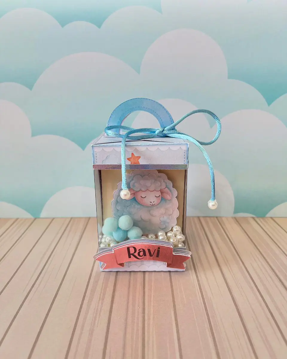 Arquivo de Corte Ovelhinha Azul 16