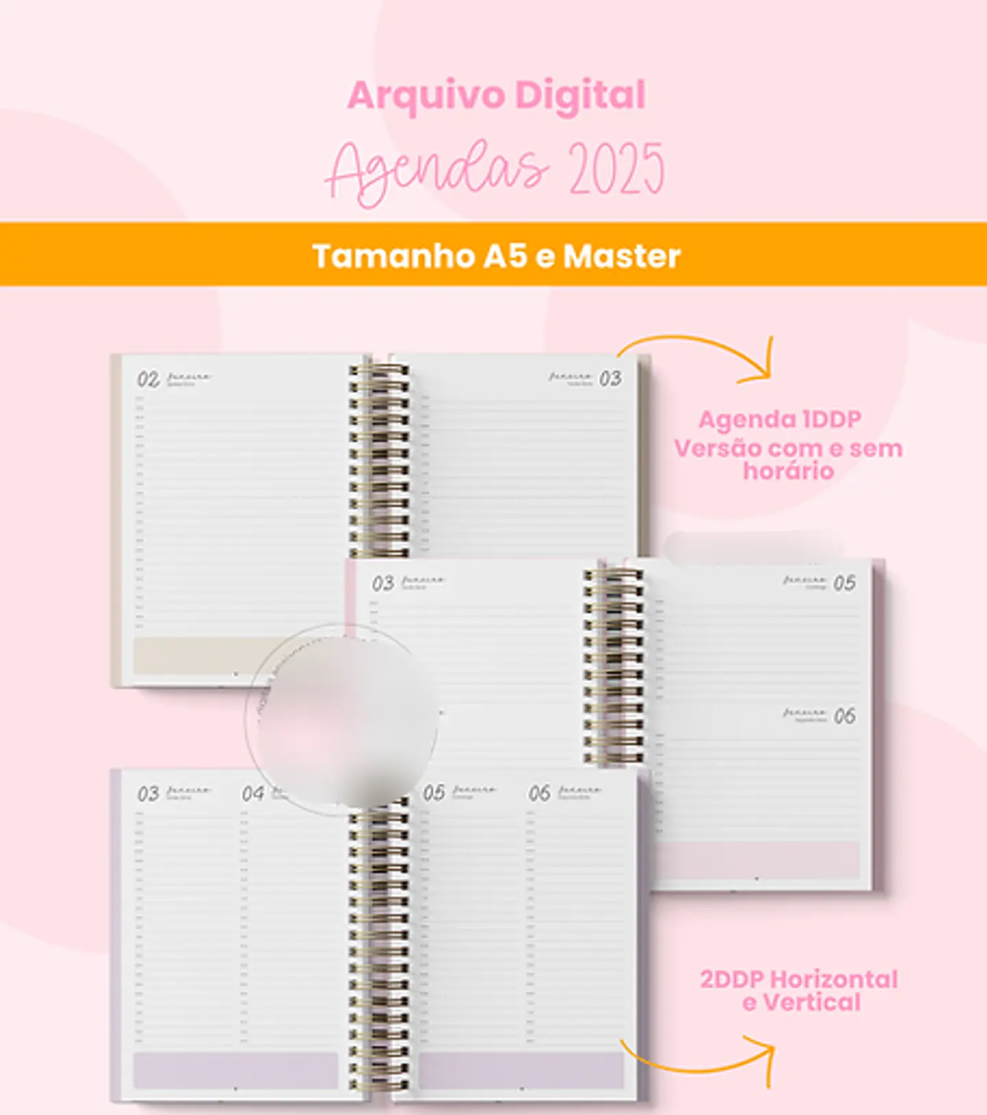 Arquivo Combo Planners e Agendas 2025 - BRANCO 8