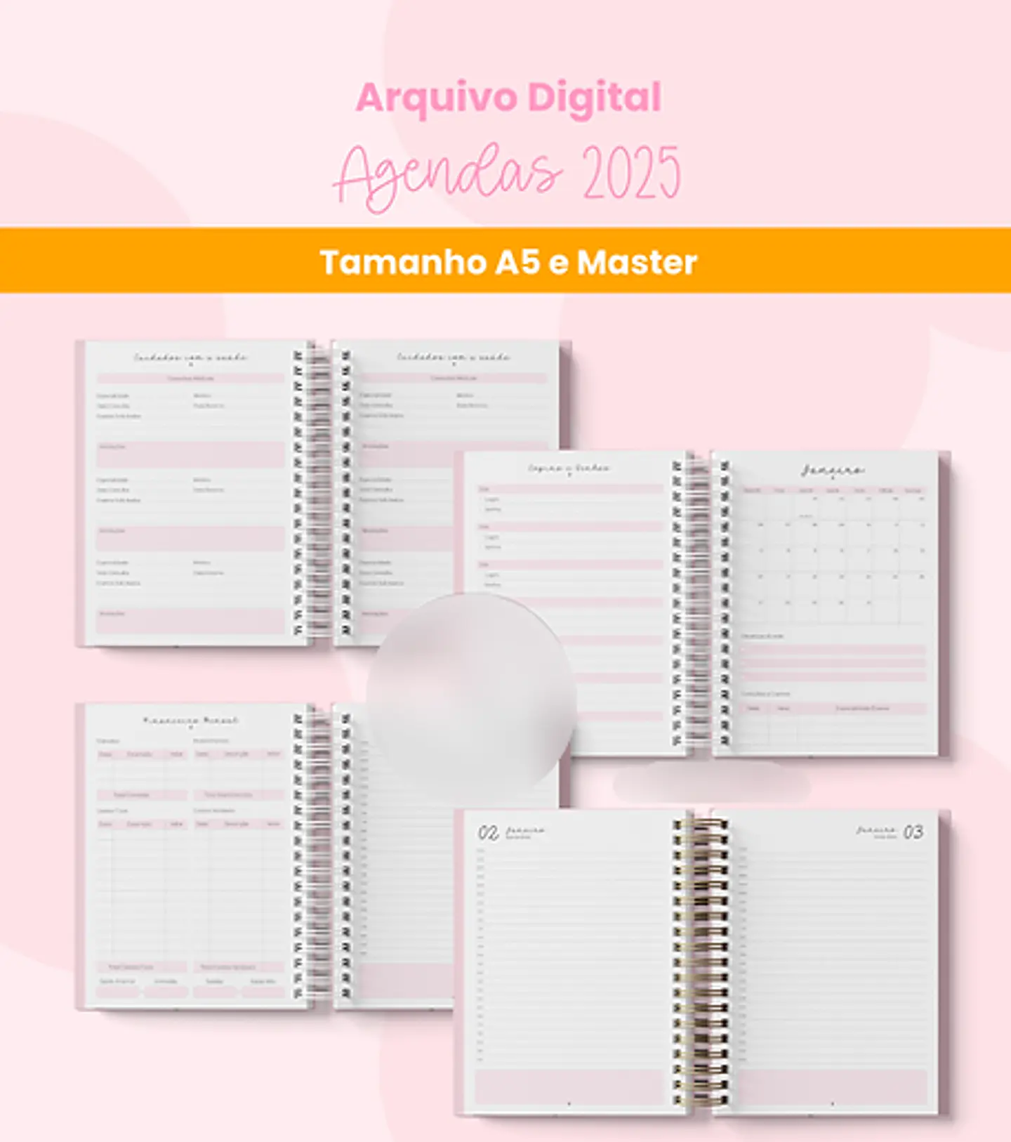 Arquivo Combo Planners e Agendas 2025 - BRANCO 11