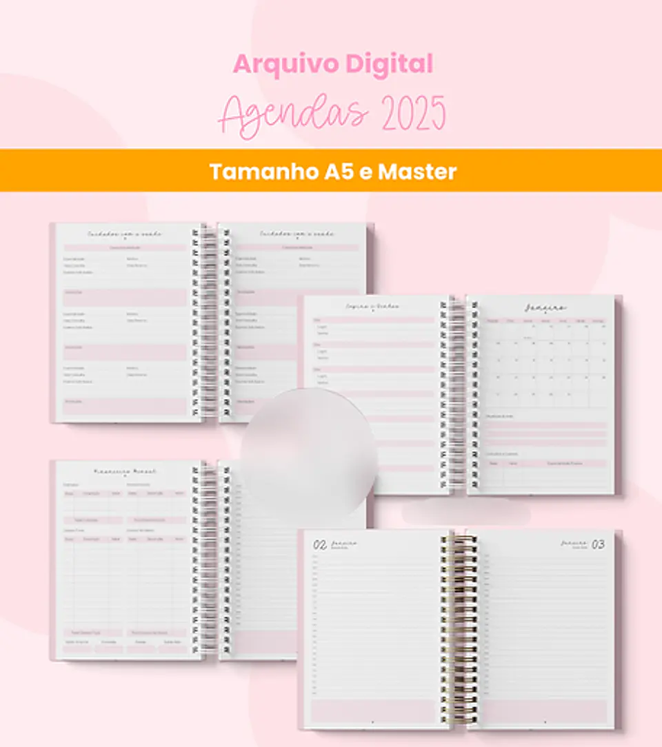 Arquivo Combo Planners e Agendas 2025 - BRANCO 11