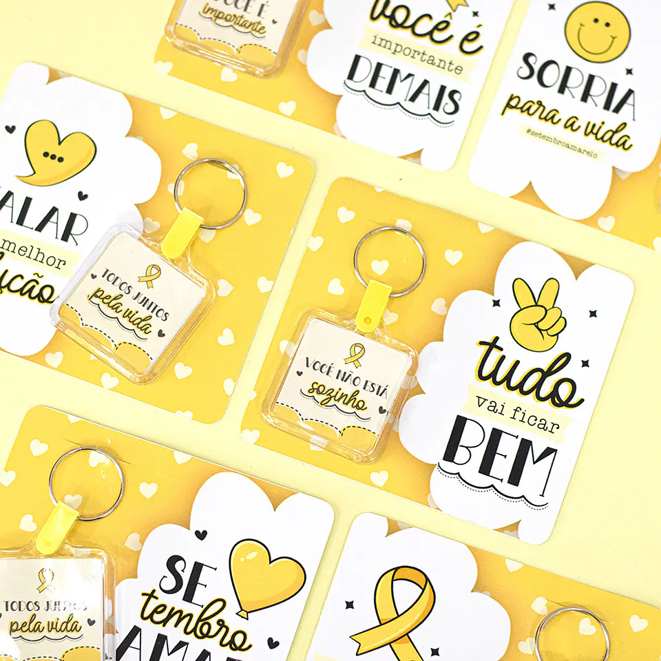 Arquivo Setembro Amarelo Card Chaveiro 4