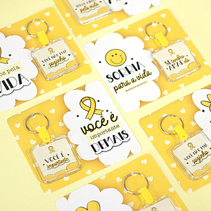 Arquivo Setembro Amarelo Card Chaveiro
