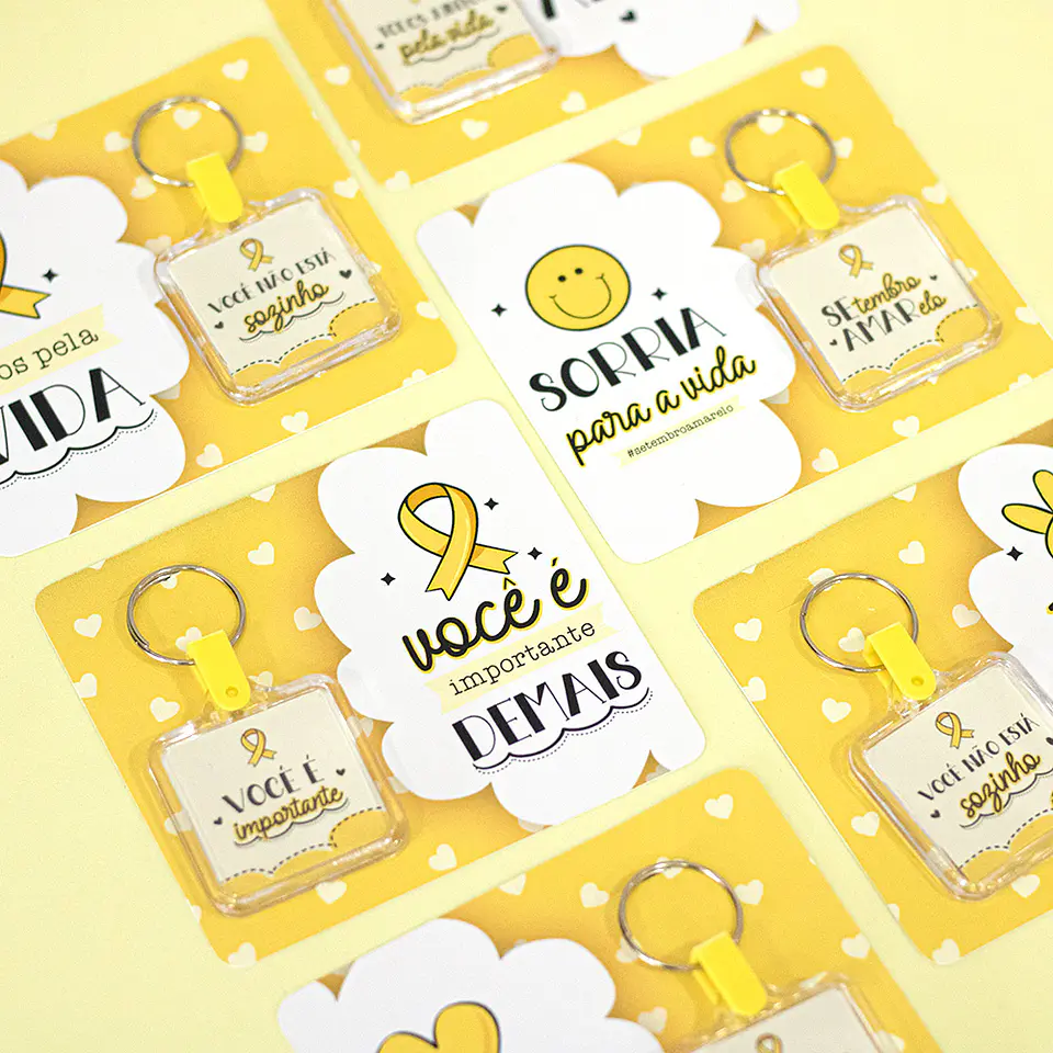Arquivo Setembro Amarelo Card Chaveiro 1
