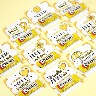 Arquivo Setembro Amarelo Card Chiclete