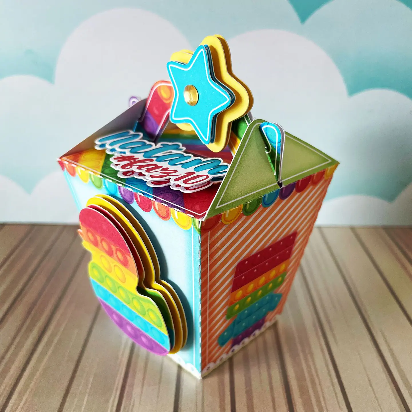 Arquivo de Corte Fidget Toy Pop It 6