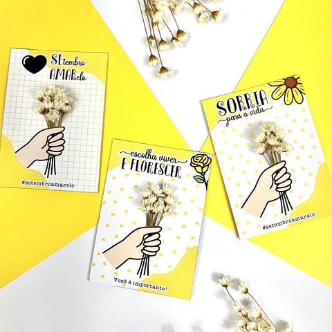 Arquivo Setembro Amarelo Card Florzinha