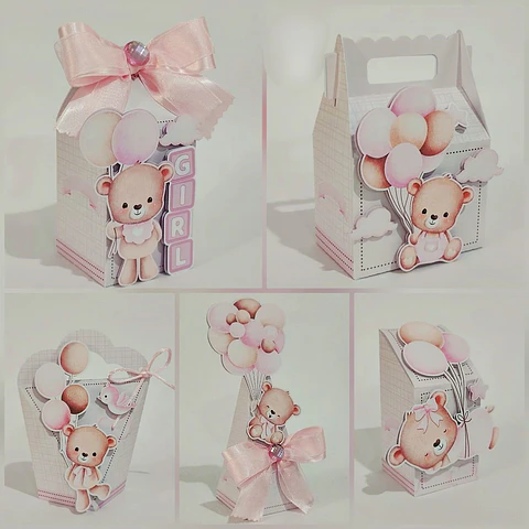 Arquivo de Corte Chá de Bebê Ursinha Balões - Criar bv