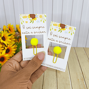 Arquivo Setembro Amarelo Clippe Pompom  - Desenhitos da jana